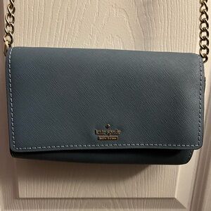Kate Spade Spencer Small Flap Crossbody Light Blue